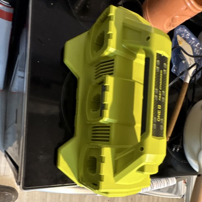 #ad Ryobi ONE 6 Port Fast Battery Charger Green Power Tool Accessory $100.00