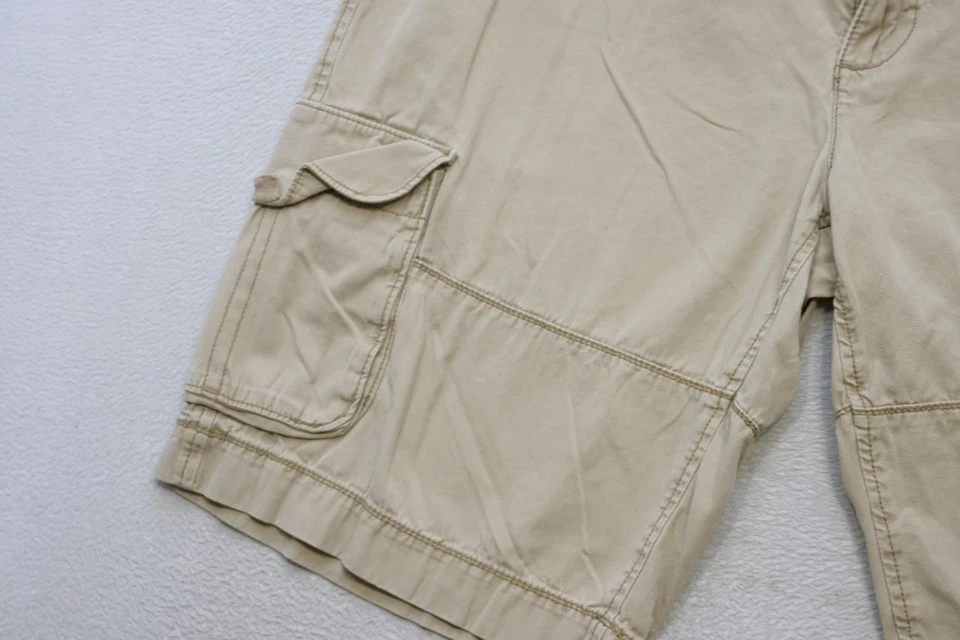 Urban Pipeline UP Cargo 卡其色 Chino 短裤 米色 Safari Rugged 男式 36 码 — 第 3/4 张图片