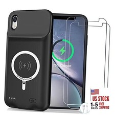 Battery Wireless Charging Case for 10000mAh High Capacity Portable iPhone XR