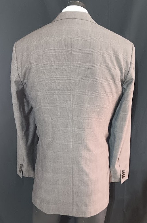 Hugo Boss Suit 42L Current Gray Plaid thumbnail 3