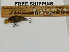 WORDEN'S TIMBER TIGER DEFLECTOR 1/2 oz. TRANLUCENT CRAYFISH COLOR FISHING LURE