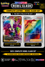Pokemon Sword & Shield Rebel Clash - Reverse+ Holos+ Rare - Choose Your Cards!