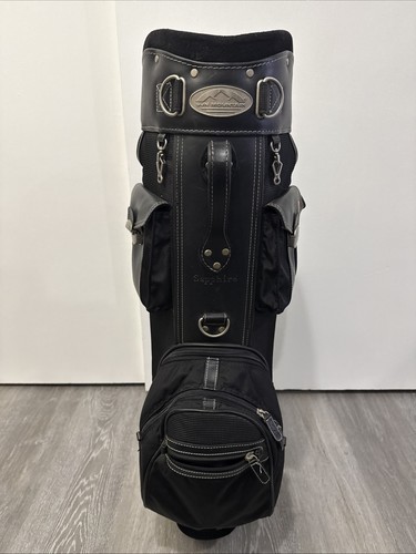 Sun Mountain Sapphire Sacca da Golf Carrello Borsa 7 Vie Divisore Leggero Nero - Foto 3 di 13