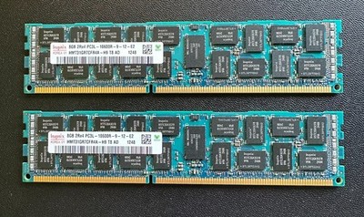 SK Hynix 64GB (8x8GB) DDR3L-1333 PC3L-10600R 2Rx4 ECC REG RAM HMT31GR7CFR4A-H9