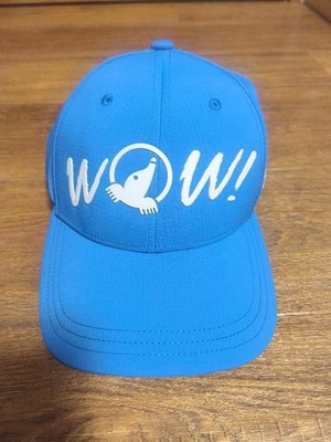 HONMA Golf Cap Blue New Men's Sports Hat with WOW! Design