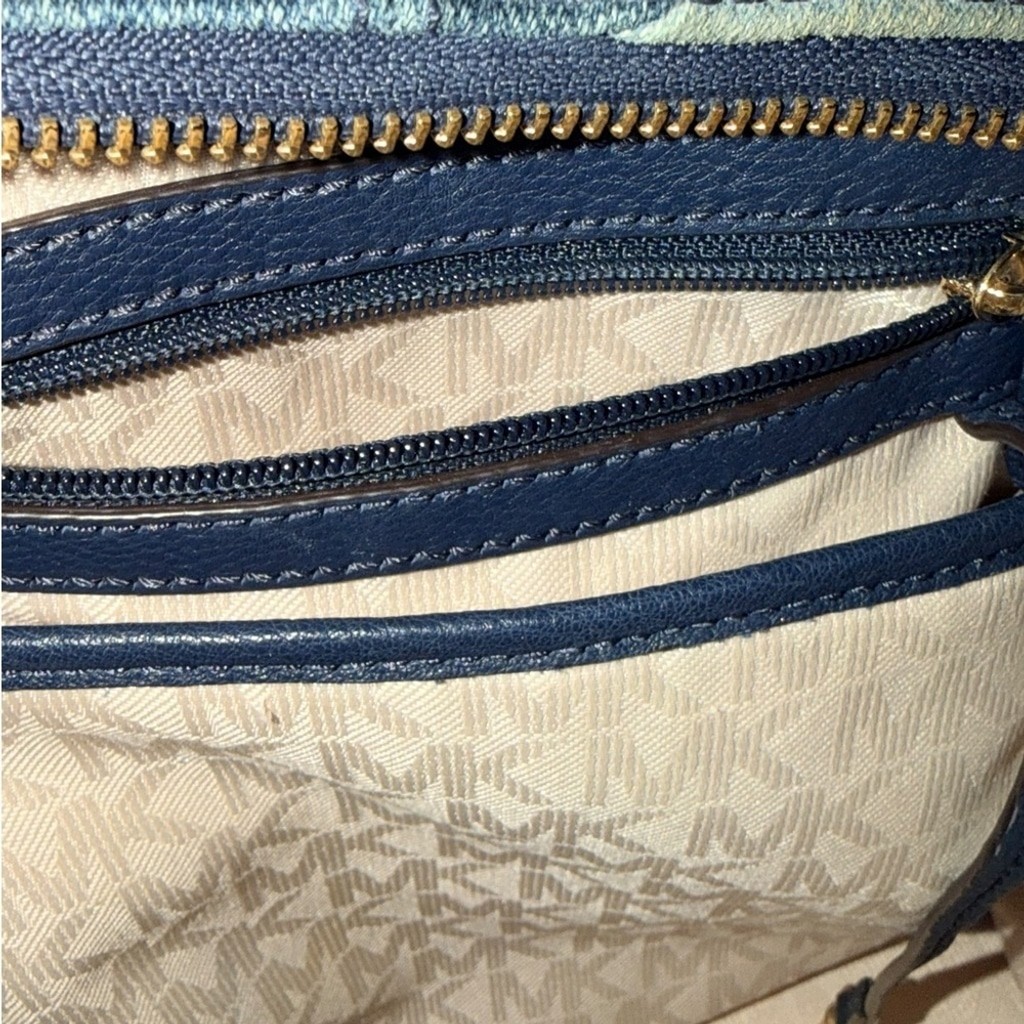 Michael Kors Denim Patchwork Backpack - image 15