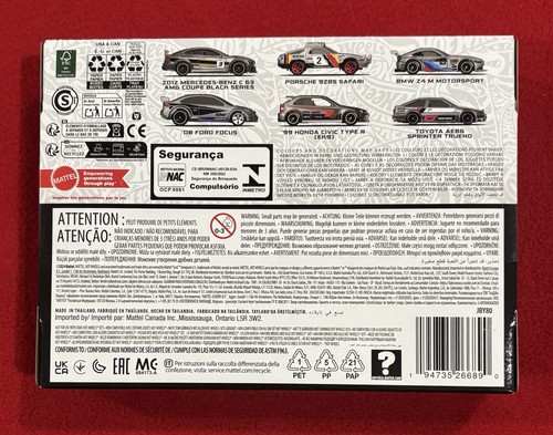 2025 Hot Wheels Silver Series Zamac 6-Car Boxed Set Civic Porsche BMW NEW! - Picture 3 of 3