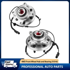 Pair 4WD Front Wheel Bearing and Hub Assembly for 2011-2014 Ford F-150 3.5L 3.7L
