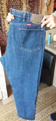 JEANS Herren WRANGLER Relaxed Fit; Made in USA; W42L32; Baumwolle100%Indigo;Top!