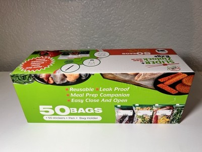 Slider Ziplock Bags 50 Bags