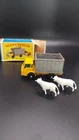 OLD VINTAGE LESNEY MATCHBOX # 37 DODGE CATTLE TRUCK ORIGINAL BOX