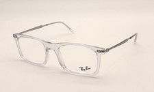 Ray Ban RB7260 2001 Transparent with Gray  / Clear Lens 54mm Eyeglasses RX7260