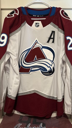 Nathan MacKinnon Colorado Avalanche Away 2017-21 MiC Adidas NHL Hockey Jersey 56