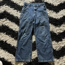 Wrangler Dark Wash Denim Carpenter Jeans Kids 14 Regular