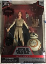 Star Wars Elite Series Rey and BB-8 Die Cast Figure Disney Store