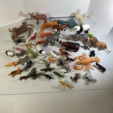 Lot of Plastic Farm Zoo Animal Figurines Toy For Kids Play