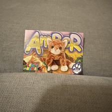 1999 Beanie Babies 2nd Edition Series III Artist Proof #59 Amber The Cat