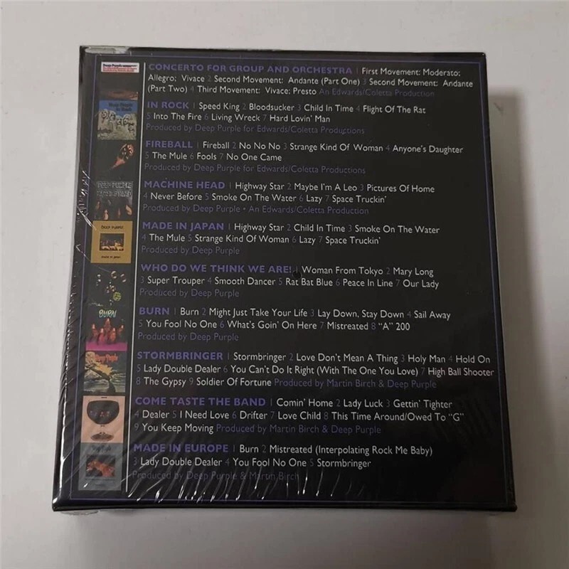 Deep Purple 1970-1976 Complete Album Box Set 10CD Collection | eBay