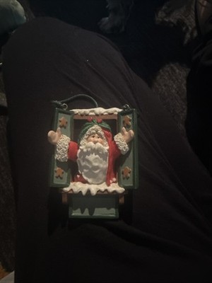 Kurt Adler KSA Lake Tahoe Vintage Santa Claus Wood Christmas Ornament Figurine