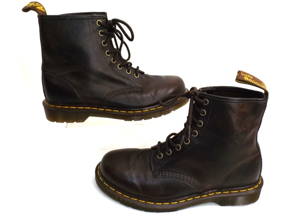Dr Martens 11822 The Original Botas de Cuero Airwair Marrón - Damas 9 - Hombres 8 Foto 4 de 4