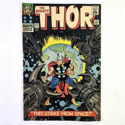 THOR #131 - 1ST RIGELLIANS 1966 SILVER AGE MARVEL COMICS