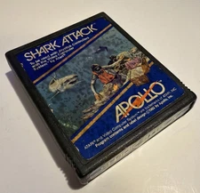 Shark Attack ( Atari 2600 ) Cleaned & Tested (O145)