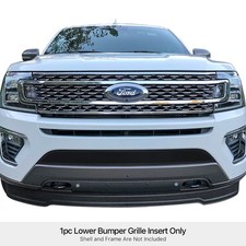 Stainless Steel Lower Bumper Black Wire Mesh Grille 2018-2024 Ford Expedition