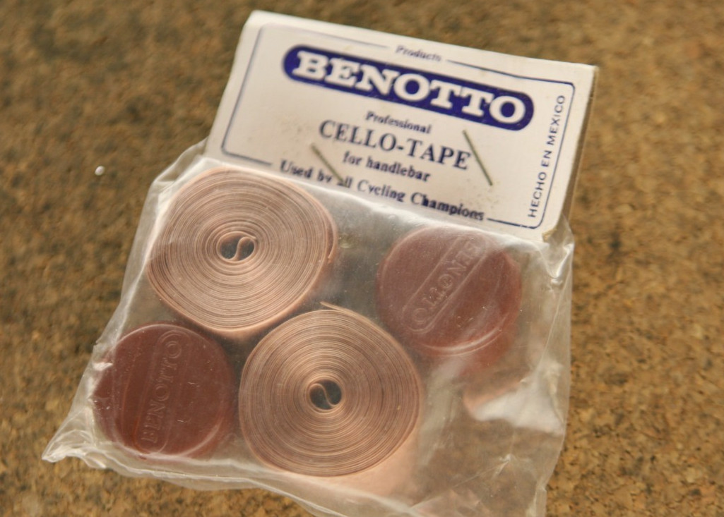 Vintage NOS NEU Benotto braun cognac Fahrrad Bartape Lenkerband