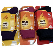 HEAT HOLDERS - Women's Original Thick Winter Insulated Thermal Socks Solid Color