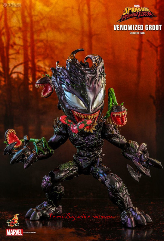 Perfect Hot Toys 1/6 Tms027 Spider Man Venomized Groot In Stock
