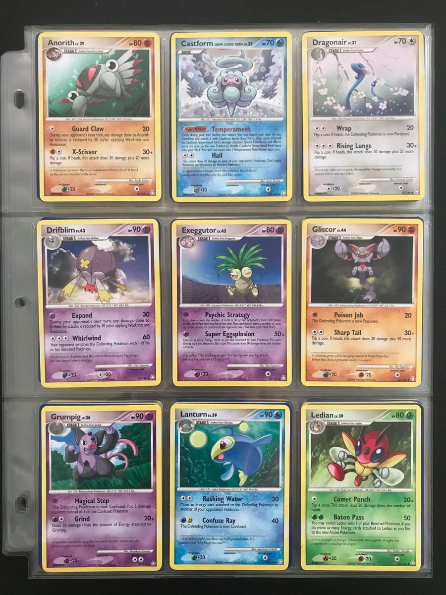 DP Legends Awakened set 2008 Pokmon trading cards common/uncommon | eBay