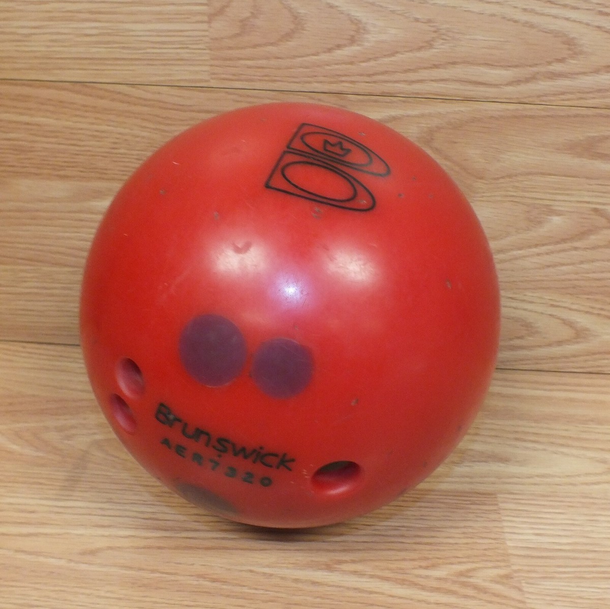Brunswick Mickey Mouse Bowl 12 Pound Collectible Red Bowling Ball