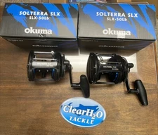 OKUMA SOLTERRA SLX-50LB LEVELWIND TROLLING REEL 2 PACK