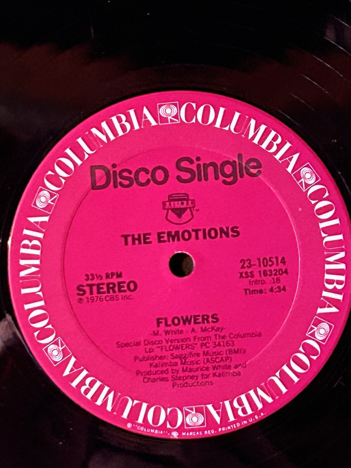 The Emotions Flowers Don’t Wanna Lose Your Love Vinyl Record 12” Disco