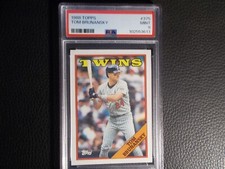 1988 TOPPS #375 TOM BRUNANSKY PSA 9 FRESH GRADE!!!