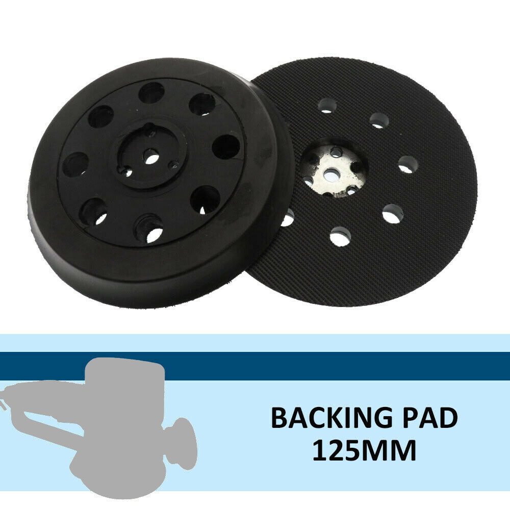 9 Holes 125mm Backing Pad Rubber Sanding Disc for Bosch PEX 12 125 A/AE
