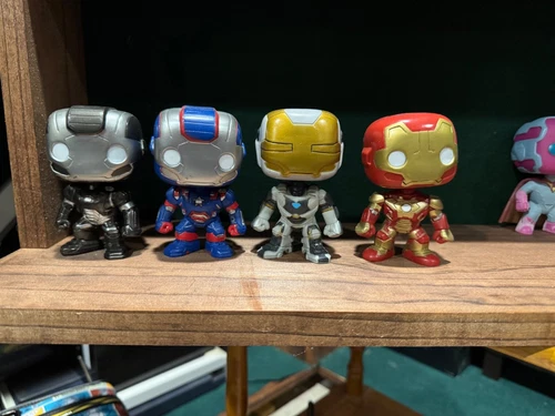 Funko POP Marvel Iron Man Set Loose War Machine Iron Patriot