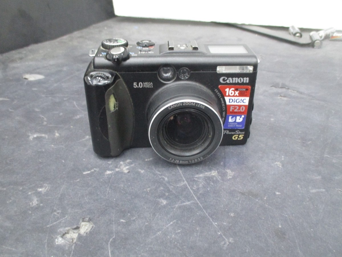 Canon PowerShot G5 デジタルカメラ　PC1049 Canon PC1049 Powershot G5 5.0MP Digital Camera As-is For