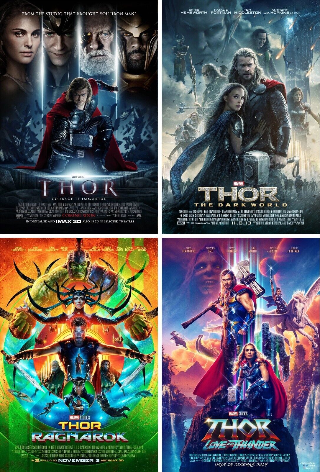 thor movie posters