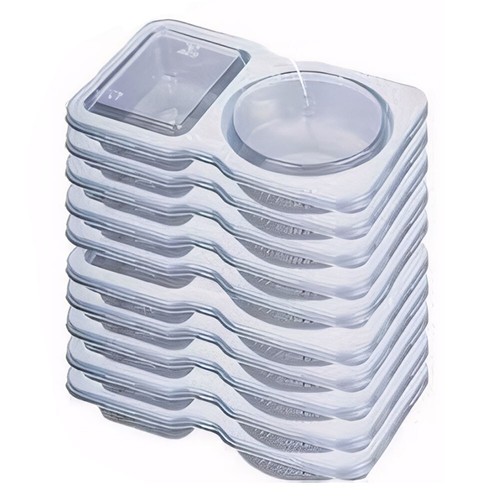 Double Compartment Condiment Container Snack Containers for Home School Reusable - Picture 14 of 18