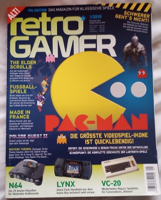 Retro Gamer #196 January 2015 Pac-Man N64 Atari Lynx VC-20 Nintendo Commodore