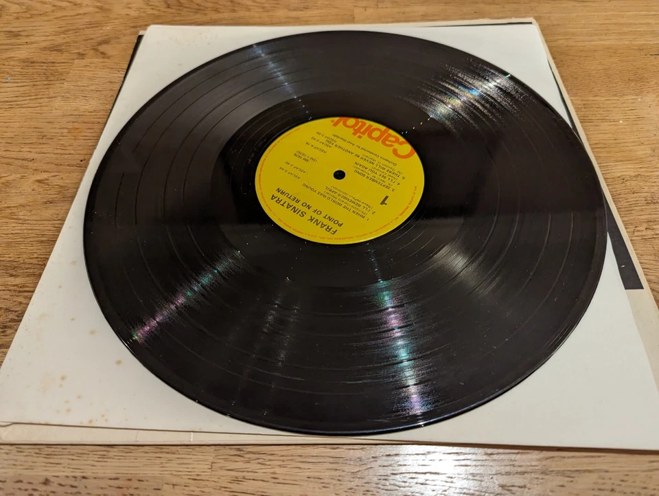 Frank Sinatra “Point Of No Return” Capital SM-1676 Mono Reissue (Abridged 1975) - Image 4 of 4