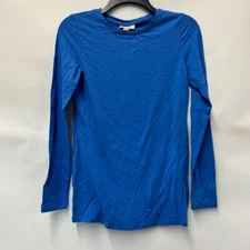 Style & Co Womens XS Bright Blue Long Sleeve T Shirt Top NWT BZ84