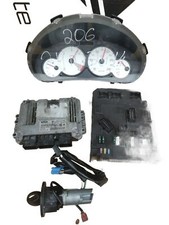 Peugeot 206CC Motorsteuergerät Steuergerät Set 0281011628 9659342180