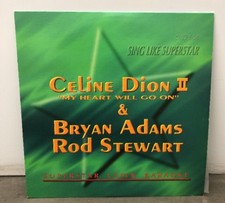 SING LIKE SUPERSTAR CELINE DION II  ROD STEWART BRYAN ADAMS LASERDISC KARAOKE
