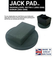 Vauxhall Opel Jack Pad Adaptor - Made in Britain 