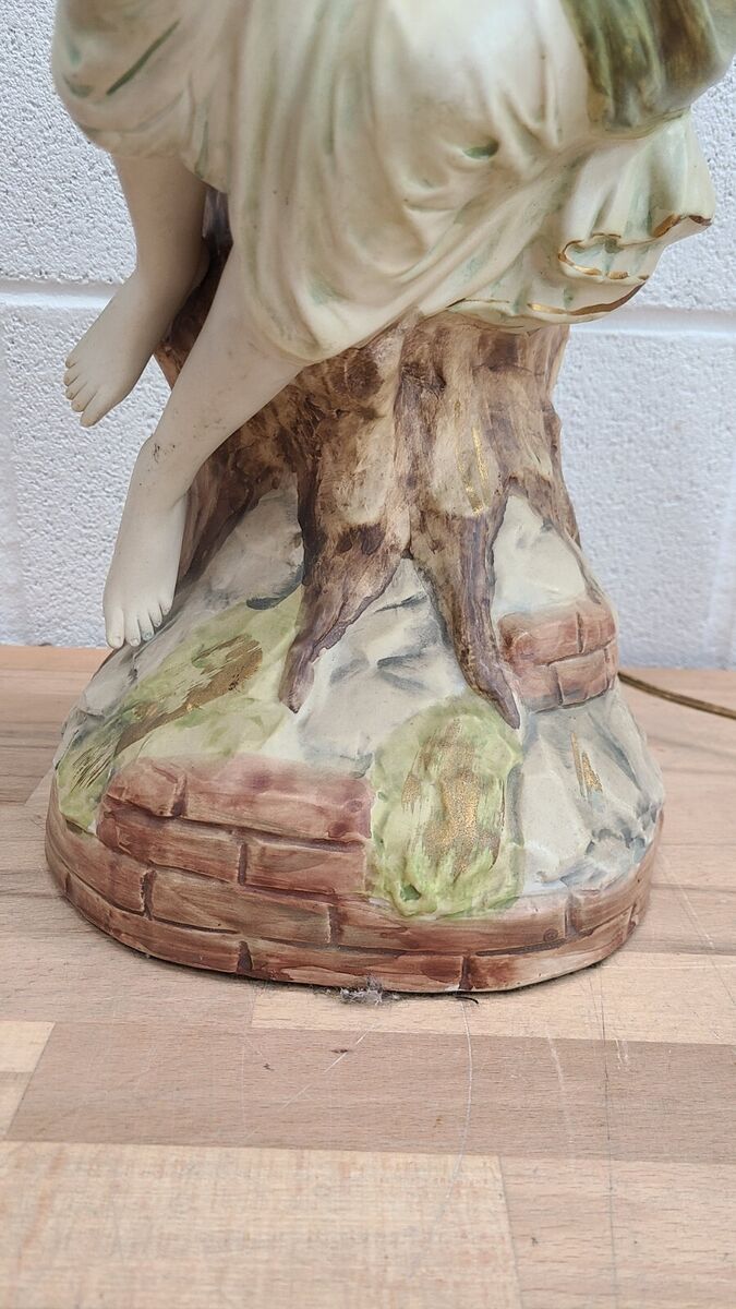 Rare 1964 Azzolin Brothers Capodimonte Mid Century Lamp Part Rare 1964 Azzolin Brothers Capodimonte Mid Century Lamp Part