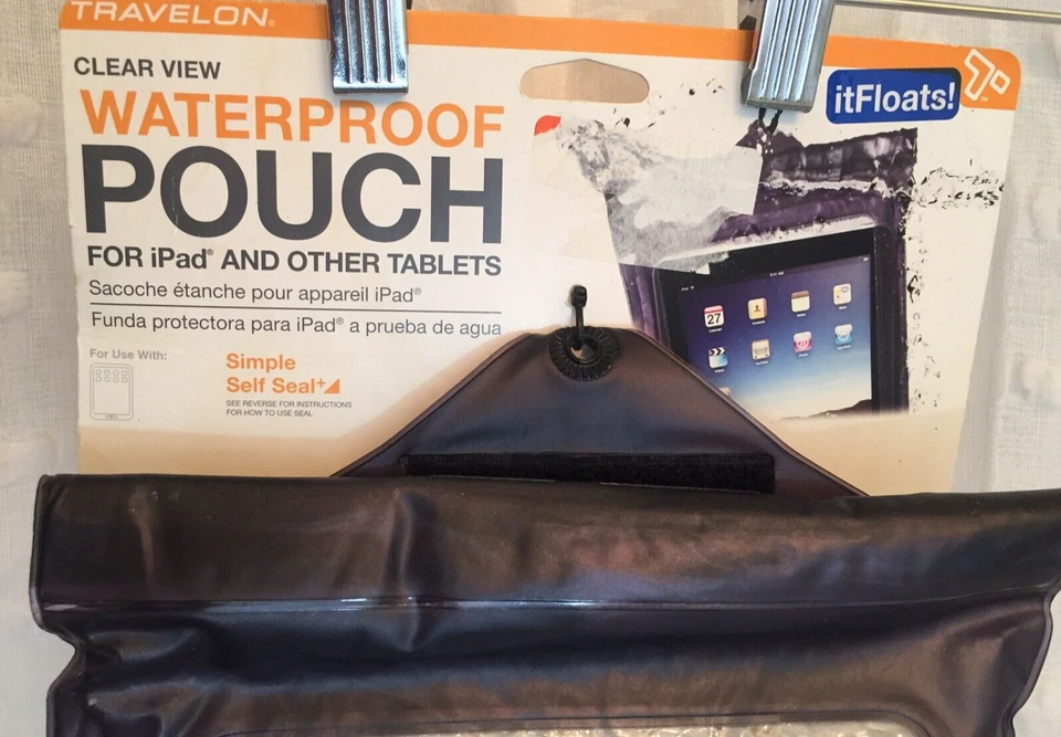 BOLSA IMPERMEABLE FLOTANTE NIP TRAVELON Aire Impermeable Transparente iPAD otras TABLETAS Foto 2 de 4
