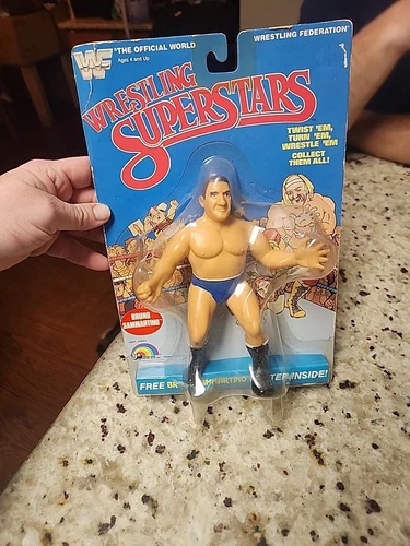 Bruno Sammartino Superstars 1985 WWF LJN Titan Sports 8" Vintage Wrestling MOSC