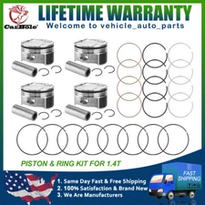 1.4L Turbo Engine Pistons & Pin& Rings Kit For 2015-2021 Chevrolet Trax 25198520